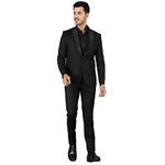 WINTAGE Men's Tuxedo Black 2PC Suit : Small