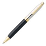 Sheaffer Legacy Heritage Ballpoint Pen Black Laque Barrel, Polished Palladium Plate Cap featuring 22k Gold Plate Trim