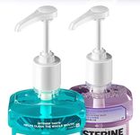 Pump Dispenser, Made to Fit Listerine 1.5 or 1 Liter Bottles [Package Includes 2 Pumps]