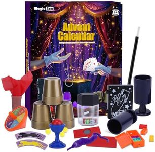 Sumsoltic Christmas Magic Set Advent Calendar 2024 Countdown Calendar 24 Squares for Boys and Girls Age 4-8 Countdown Birthday Gift Child