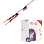 Cables Direct Online 500 feet Speaker Wire 14 Gauge CL2 Rated Indoor Low Voltage Copper Clad Aluminum (CCA) 2 Conductors Cable with Easy Pull Box – Perfect for in-Wall Installation – 14/2