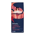 Lavazza Classico Ground Coffee Blend, Medium Roast, 340g Bag - Rich Flavour with Notes of Dried Fruit