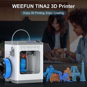 WEEFUN Tina2 3D Printer – Auto Leveling, Compact Desktop