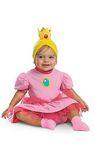 Girl's Super Mario Bros Infant Posh Princess Peach Costume, Princess Peach, Infant Size (12-18 months)