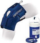 AIRCAST Cryo Cuff Cold Therapy Knee Solution - Blue - Large, Non Motorized, Gravity-fed System, 1count