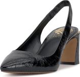 Vince Camuto Women's Hamden Pump, Jet Black, 7 UK