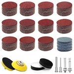 Windspeed 300+8 Pcs Sanding Discs Pad Kit, 2 Inch Die Grinder Sanding Disc Sander Attachment for Drill Sanding Attachment Rotary Sander Pads Include 60-3000 Grit