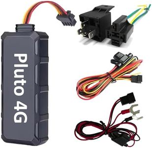 PlanetGPS (Pluto 4G) - Hard-Wired GPS Tracker with Kill Switch (Remote Starter Disable) for Car Tow Trucks Vehicles - Subscription Required (Starting $7.50 CAD/Month) Relay Included
