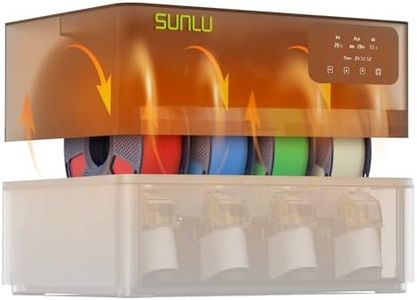 SUNLU AMS Heater, Compatible with Bambu Lab AMS Gen 1, Drying While Printing Filament Dryer, 70°C Efficient Heating, Simple Installation, Smart Humidity Control & 4-Spool Large Capacity
