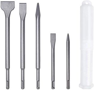 Flintronic Cincels SDS Plus 5pcs, Juego de Accesorios de Herramientas Eléctricas 250MM, Adecuado para Concreto, Mampostería,Taladros Ligeros y Martillos de Impacto