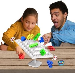 FVANTIME 360° Tetra Balance Tower Stacking Blocks Game for Teens & Adults - Family Party Travel Board Games, Team Building STEM Educational Toy (2-4 Players)