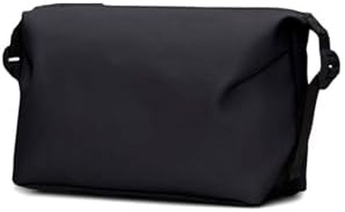 RAINS Weekend Wash Bag Trousse de Toilette pour Adultes, Unisexe, 01 Noir, Taille Unique