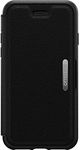 OtterBox 77-65076 Strada Series Premium Leather Shockproof and Drop Proof Folio Case with Two Card Holders for iPhone 7/8/SE 2nd Gen/SE 3rd Gen, Black