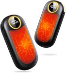 Hand Warmers Rechargeable 2 Pack, 14000mAh Electric Hand Warmers Reusable, 20Hrs Warmth Double-Sided Heat Up to 55℃, Portable Hand Heater for Raynauds, Hunting, Golf, Camping