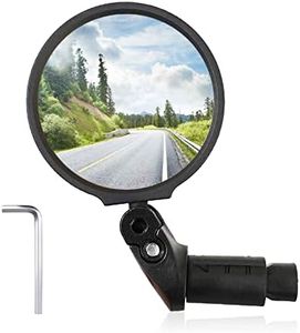 Homieway Fahrradspiegel, HD Mini Fahrrad Rückspiegel, 360° Drehbar Klappbar Sicherheit Fahrradlenkerspiegel, Universal Fahrrad spiegel für E-bike Lenker 14.8-23 mm