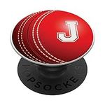 Cricket Player Starts with J Letter Baller Phone Grip Gift PopSockets Grip and Stand for Phones and Tablets