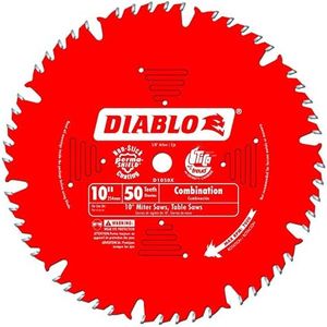 Diablo Freud D1050X 10-Inch 50-tooth ATB Combination Saw Blade with 5/8-Inch Arbor and PermaShield Coating