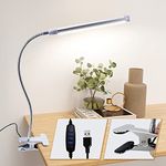 ICHIYO LED Clip Light, Dimmable Color, Desk Light, Eye Friendly, Long Type, 800 LM, For Home Work, Ring Light, Bed, Bedroom, Zoom, Photography, Table Lamp, Light Fixture, Reading Light, Tabletop,