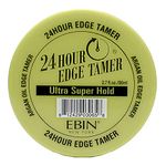 EBIN NEW YORK 24 Hour Edge Tamer, Ultra Super Hold, 2.7Oz - No Flaking, No White Residue, Shine and Smooth texture with Argan Oil and Castor Oil