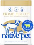 Native Pet Bone Broth for Dogs & Cats 4.75oz - Dog Bone Broth Powder - Dog Food Toppers for Picky Eaters - Cat Broth & Dog Broth - Beef Bone Broth for Cats - Pet Food - Beef Bone Broth Powder for Dogs