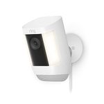 Ring Spotlight Cam Pro, Plug-in | 3D Motion Detection, Two-Way Talk with Audio+, and Dual-Band Wifi (2022 release) - White