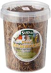 Supa Dried Mealworms for Wild Birds, 1 Litre Bucket | High Energy Protein Rich Treat For Garden Birds | Attract More Birds To Your Garden | Quality Wild Bird Food