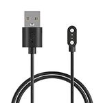 kwmobile USB Cable Charger Compatible with Blackview X1 (Number B00101) / X2 Smartwatch Cable - Charging Cord for Smart Watch - Black