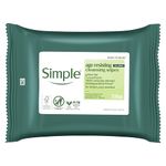Simple Age Resisting Hypoallergenic Biodegradable Wipes for Sensitive Skin 20 wipes