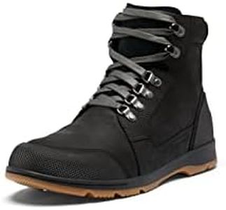 Sorel Men's Winter Boots, Black, Coal, 8.5 US