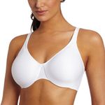 Bali Womens Passion For Comfort Minimizer Underwire Bras, White, 38D US