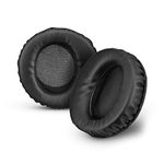 Brainwavz Enhanced Earpads Compatible with Sony MDR-RF985R RF985R 960R RF925R RF860F, Memory Foam & Soft Vegan Leather, Better Sound Isolation & Comfort Than Stock Ear Pads, Black