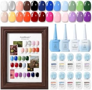 AZUREBEAUTY 24 Colors All-Season Gel Nail Polish Kit, Base & Top Coat
