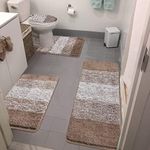 Bsmathom Bathroom Rugs Sets 4 Piece