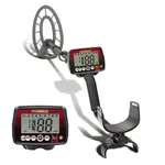Fisher F44 Metal Detector for Adults, Weatherproof with 11” Waterproof Concentric Searchcoil, 4 Search Modes, Adjustable Backlight, and Ground Cancelation for Advanced Treasure Hunting
