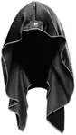 MISSION Cooling Hoodie Towel, Black - Soft, Durable Microfiber - Cools Up to 2 Hours - UPF 50 Sun Protection - Machine Washable