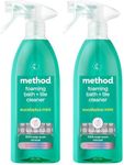 Method Foaming Bath and Tile Spray, Eucalyptus Mint, 828ml (Pack of 2)