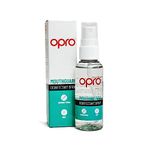 OPRO Mouthguard Disinfectant Spray, Perfect to Use with Any, Gum Shield, Retainer, Aligner Or Dentures After Every Use, Leaves A Fresh Minty Taste, Kills Bacteria, Hygienically Cleans