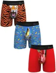 Shinesty Animal Apex Ball Hammock Pouch Underwear With Fly 3 Pack - S