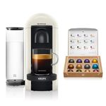 Nespresso Vertuo Plus Automatic Pod Coffee Machine for Americano, Decaf, Espresso by Krups in White [Amazon Exclusive]