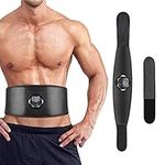 sielife EMS Muscle Stimulator, ABS Trainer Belt Abdominal Exerciser Stimulator Toner Stomach Toning Belt Trainer Fitness Training Gym Workout for Men Women (NO NEED REPLACEMENT PADS OR GEL)