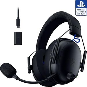 Razer BlackShark V3 Wireless Gaming Headset for PS5: 50mm Drivers - Super Wideband Mic - 2.4 GHz, Bluetooth - Works with PC, Mac, Nintendo Switch, Smartphone - Long Battery Life - Black
