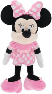 KIDS PREFERRED Disney Baby Minnie Mouse Stuffed Animal Plush Toy with Pink Dress, Baby Doll Minnie Mouse Toys for Infants & Toddlers, 25 Inches