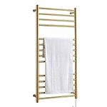 SEYFI Towel Warmers, Wall Mounted Towel Warmer,14 Bar Warming Towel Rack for Home Bathroom Radiator,Heated Towel Rail/Plug in