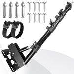 45.6in/116cm Wall Mount Triangle Boom Arm, 180º Flexible Rotation, Save Space, for Ring Light, Photography Strobe Light, Monolight, Softbox, Umbrella and Reflector