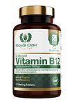 Vitamin B12 Tablets High Strength 1000mcg Sublingual Methylcobalamin, x120 Tablets (Tropical Berry Flavour) Active fast dissolving Vit B12 (4 Month Supply) Vegan Friendly Supplement - Royal Oak Health