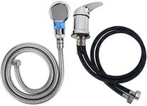 Salon Shampoo Bed Bowl Sink Basin Faucet,Salon Shampoo Bowl Faucet and Sprayer Hose Kit Salon Sink Faucet Replacement Salon Sink Parts Hair Salon Tool