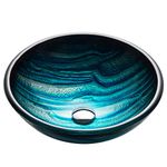 Kraus GV-399-19mm Ladon Glass Vessel Bathroom Sink