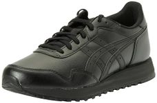 ASICS Men's Tiger Runner II Sneaker, Black, 4.5 UK