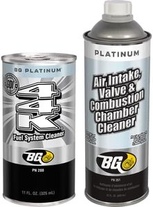 BG(0002698761) Platinum Fuel System Kit - Air Intake, Valve, Combustion Chamber Cleaner - Increases Power Output - Fuel System Cleaner