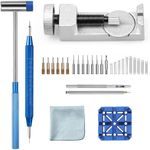 Walquicks Watch Link Removal Kit, 41Pcs Watch Repair Tool Kit, Watch Link Remover, Spring Bar Tool Set for Watch Repair and Watch Band, Watch Strap Link Remover Kit for Watchmaker